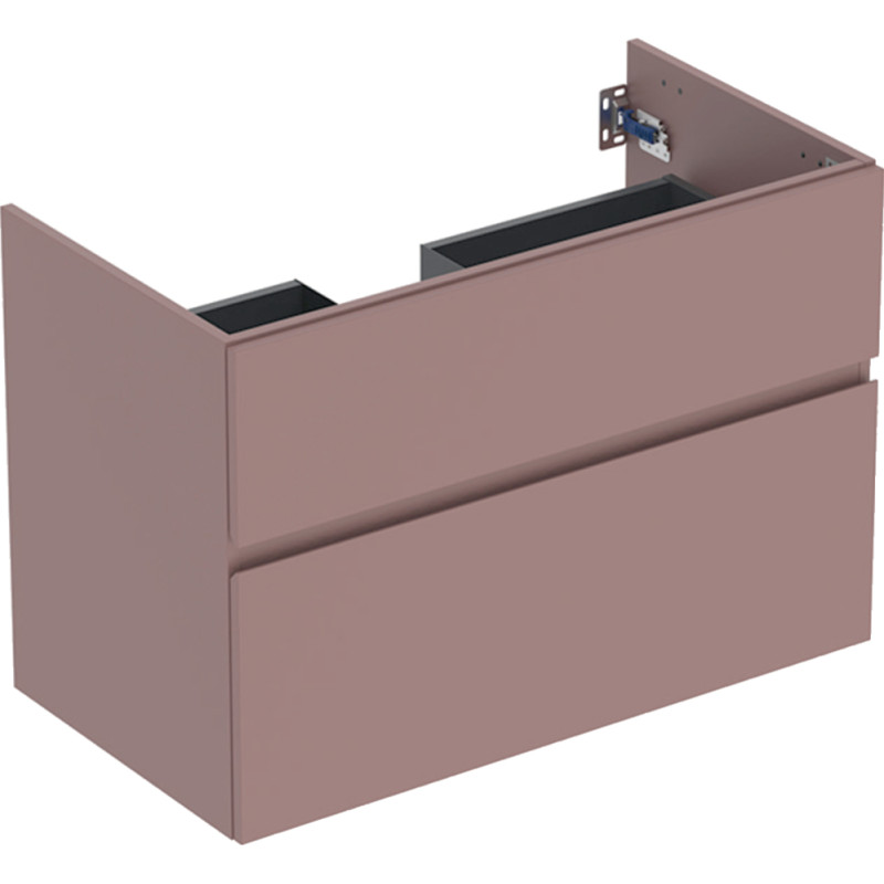 Geberit izlietnes skapītis Aniara, 880x475 mm, h=605 mm, 2A, matt rusty red