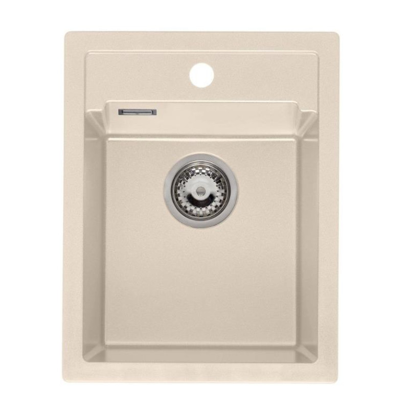 Reginox virtuves izlietne Amsterdam 34 Tapwing, viena bļoda, 400x510 mm, caffe silvery