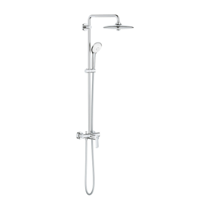 Grohe dušas sistēma ar dušas maisītāju Euphoria 260, hroms