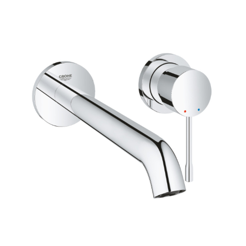 Grohe izlietnes maisītāja Essence virsapmetuma daļa, 2C, iztece 230, no sienas, hroms