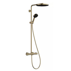 Hansgrohe dušas sistēma Pulsify 260 1 jet ar termostatu Ecostat Fine, brushed bronze