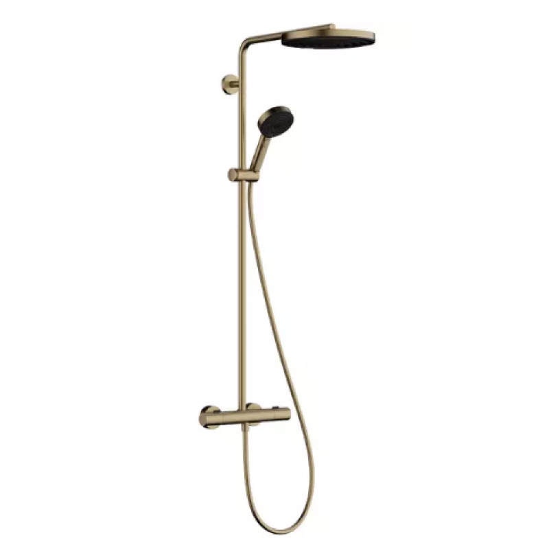 Hansgrohe dušas sistēma Pulsify 260 1 jet ar termostatu Ecostat Fine, brushed bronze