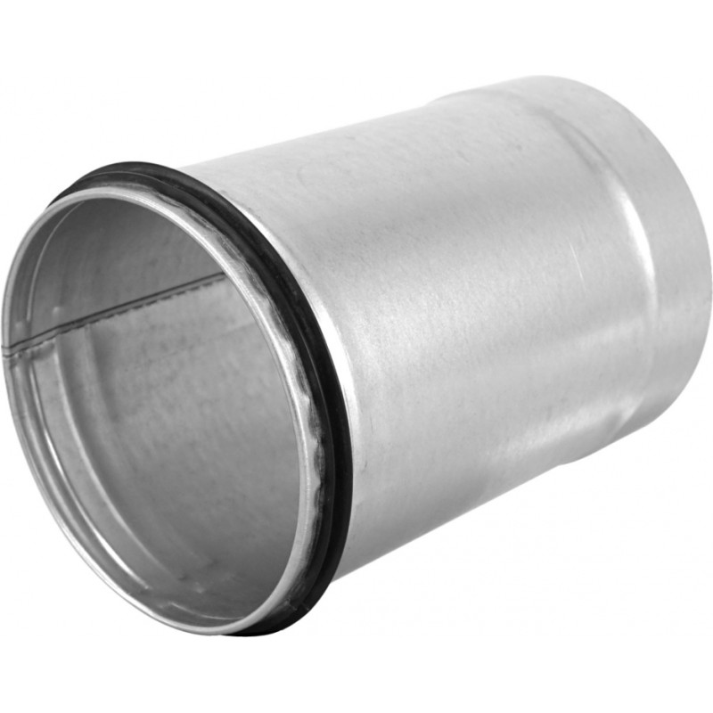 Europlast garais gaisa vada-fasondaļas savienojums metāla, Ø100mm, 0.15m, ar gumijām