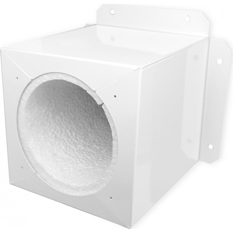 Europlast izolācijas ārsienas pagarinājums, Ø158mm, 150mm, balts