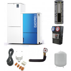 Easypell 20 Granulu apkures katls (6-20kW) ar 165kg granulu tvertni, 5 ACC SG+KŪ/CS