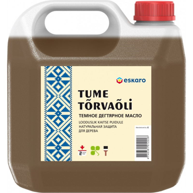 Eskaro Tumšā darvas eļļa, 5L
