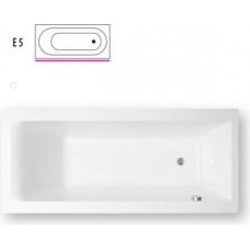 Balteco Forma Akrila vanna ar rāmi, sifonu, 179x80cm, panelis E5, balta