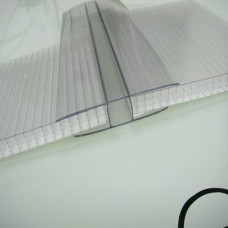 Savienojuma profils polikarbonāta loksnēm PC-H 8-10 mm, 4m; / gab.