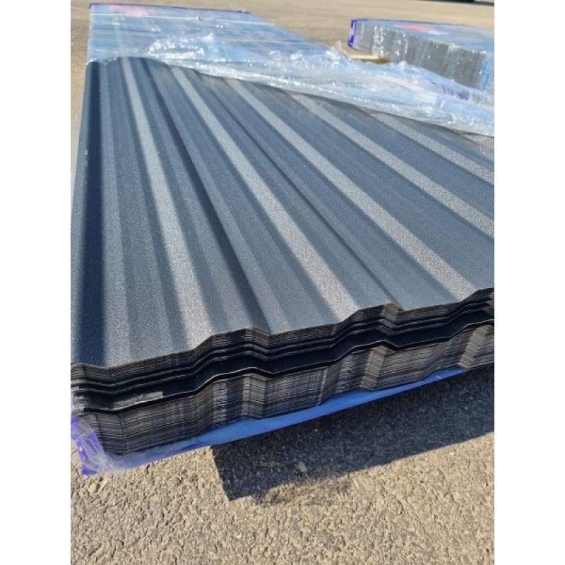 Metāla segums T14 R trapecveida, 0,37mm 2500x835mm PM RAL7016 pelēks / gab