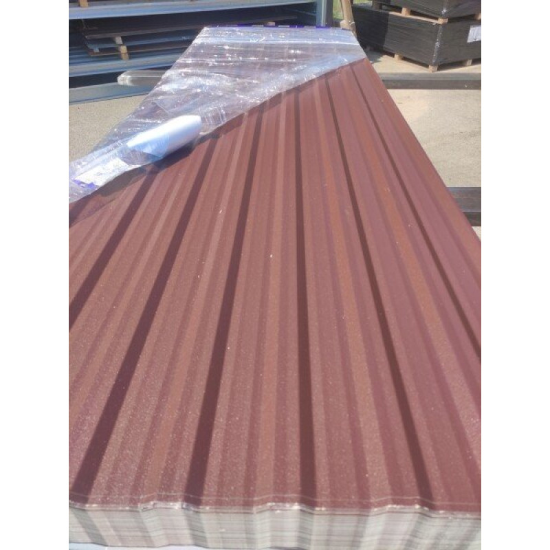 Metāla segums T14 R trapecveida, 0,30mm PM RAL8017 Brūns / m²