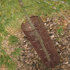 QUADRA 10 - Plastmasas aizsargsiets brūns, 1x5m / gab