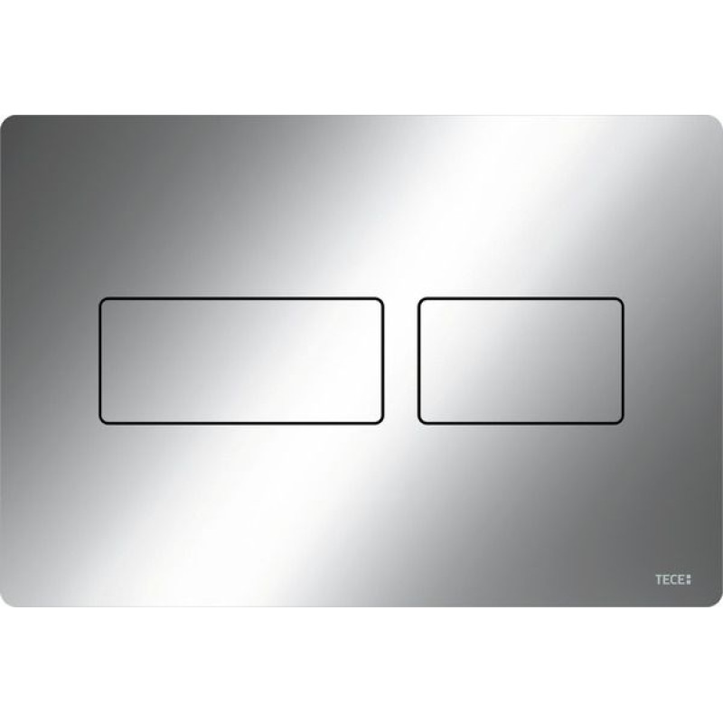 Tece solid WC plāksne (9240431) hromēta