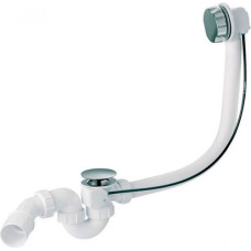 Cersanit Sifons vannai, noplūde-pārplūde, hroms, CERSANIT