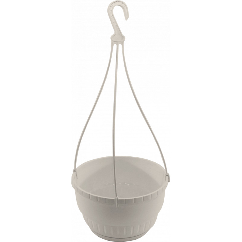 Form Plastic Puķu pods karināms 25cm Europa balts