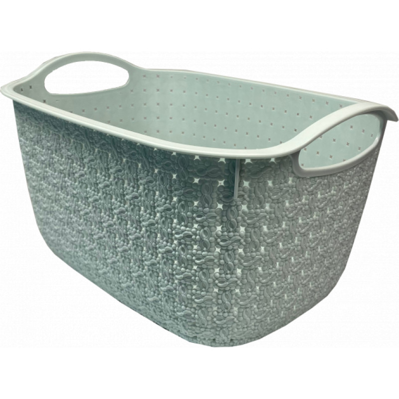 Besk Groziņš plasmasas Village 37x27x22cm, zils