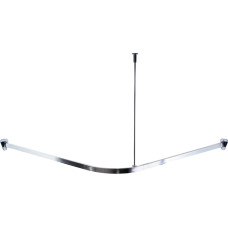 Ridder Dušas aizkaru stanga universāla 90x90x90cm hromēta, kompl.