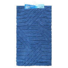 Baltic Aqua Vannas istabas paklājiņš 70x120cm Square, zils