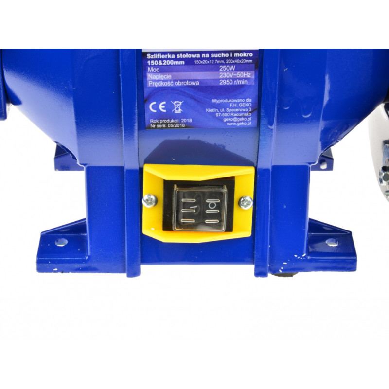 Geko Slīpmašīna galda 250W 150/200mm Geko