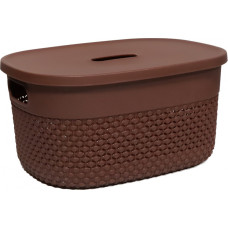 Artflow Grozs ar vāku Deny 23x17x12cm, brūns