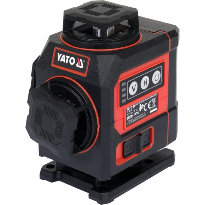 Yato 4D Mini Zaļais Lāzers ar Piederumiem, YATO, YT-30419, 30m darbības attālums, pašlīmeņošanās, IP54 aizsardzība