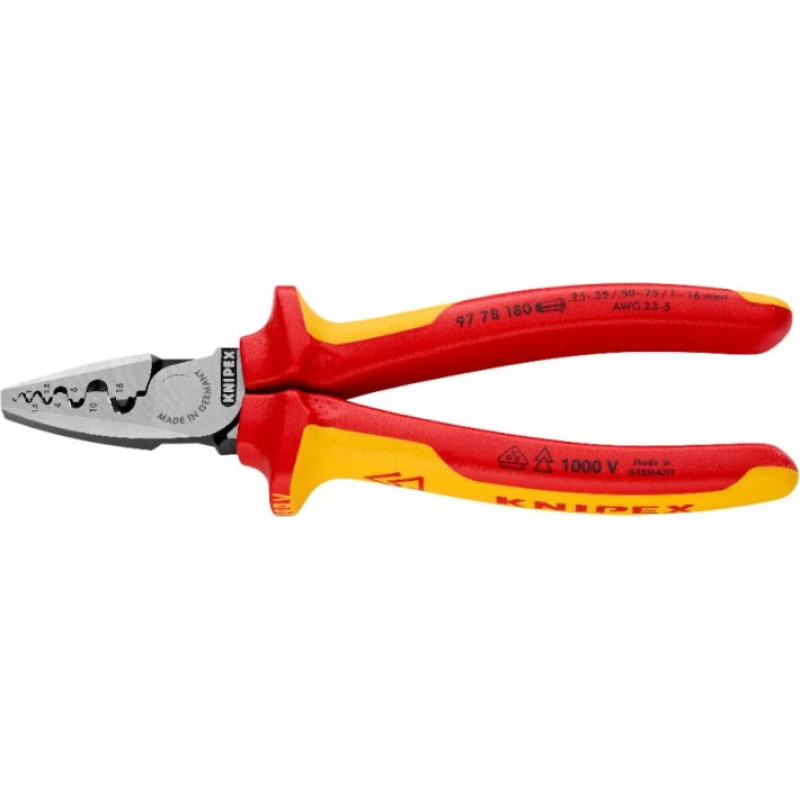 Knipex Antgalių užspaudimo replės KNIPEX 1000V 9778180