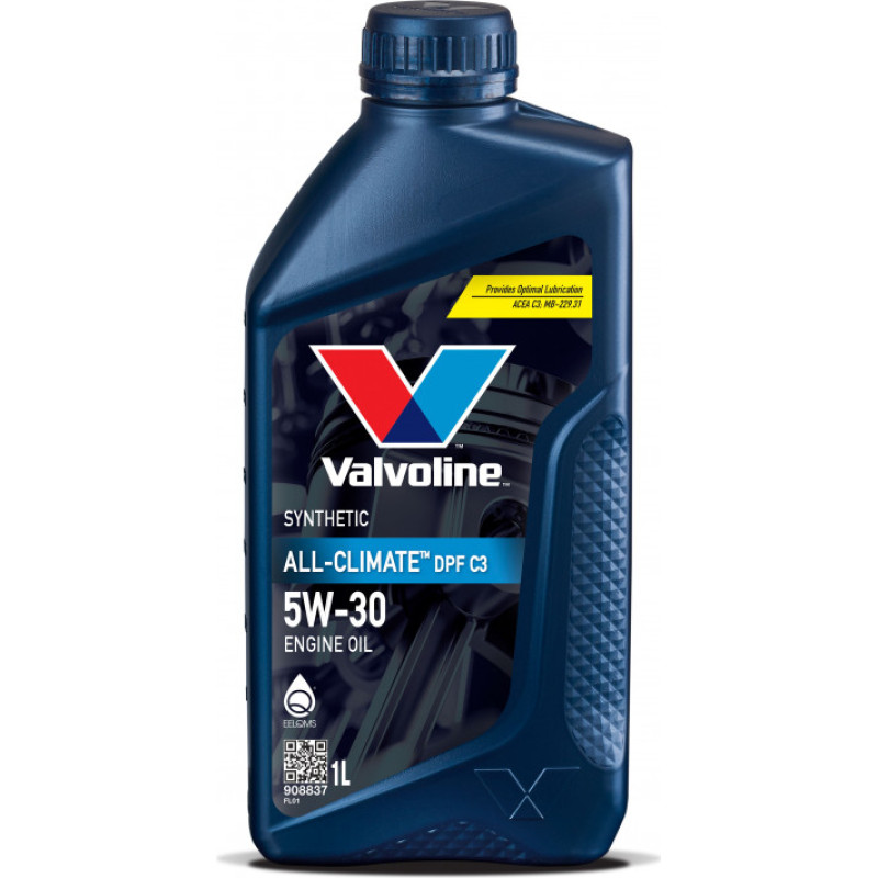 Valvoline Motoreļļa All Climate DPF C3 5W30 1L, Valvoline