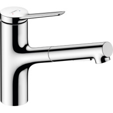 Hansgrohe virtuves izlietnes maisītājs ar izvelkamu dušu Zesis M33-150 2jet, hroms + sBox