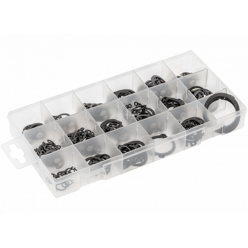 Hogert Ārējo un iekšējo sprostgredzenu komplekts (225gab.) HT8G503 HOGERT