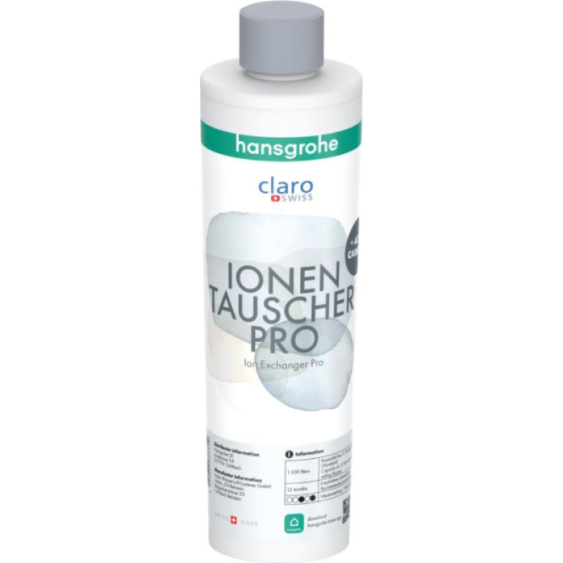 Hansgrohe filtra elements Ion exchanger Pro/ Active carbon, 1100 l