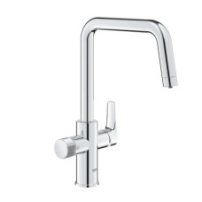 Grohe virtuves izlietnes maisītājs ar filtra funkciju Grohe Blue Pure Eurosmart, hroms