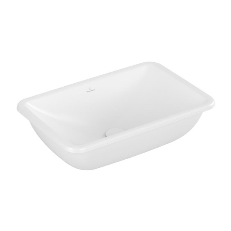 Villeroy & Boch izlietne Loop & Friends, 540x340 mm, zem virsmas, ar pārplūdi, balta TitanCeram