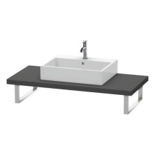 Duravit virsma, 1400x550 mm, h=450 mm, graphite matt