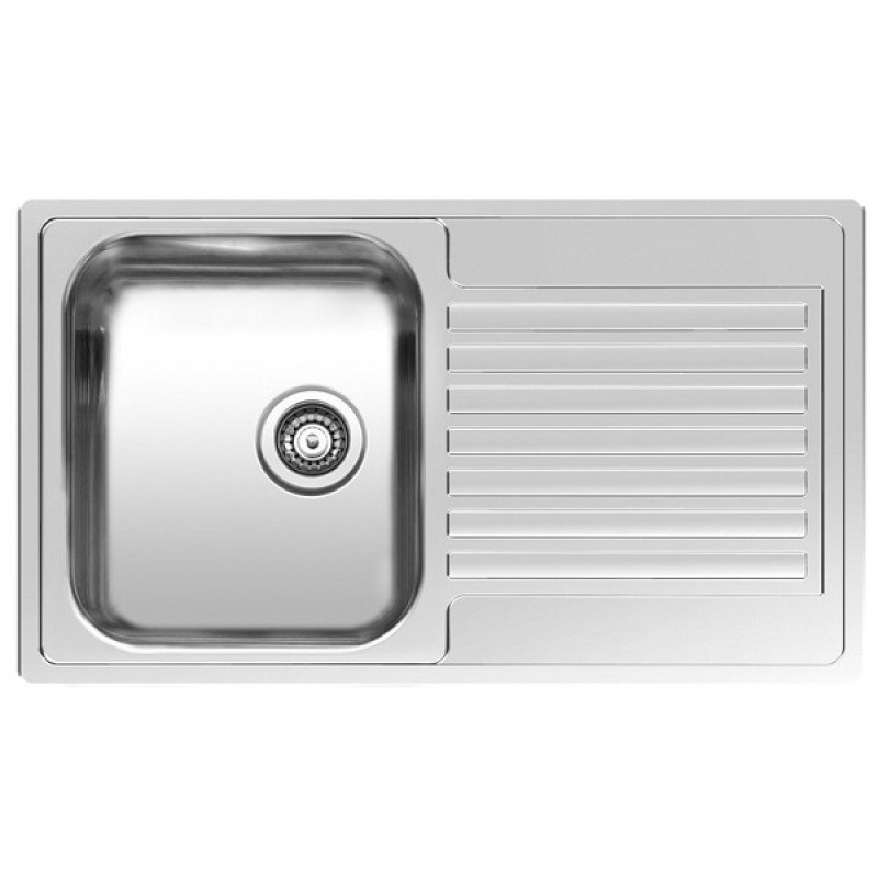 Reginox virtuves izlietne Centurio 10 (L), viena bļoda ar plauktu, 860x500 mm /kastē/