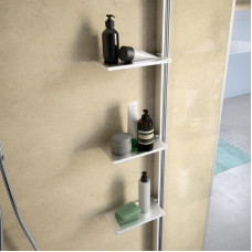 Huppe profils aksesuāru piestiprināšanai Select + Kit, h=2000 mm, brushed silver