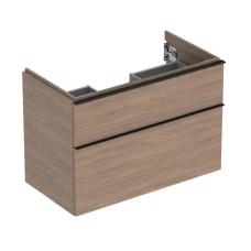 Geberit izlietnes skapītis iCon, 888x476 mm, h=615 mm, 2A, ozolkoks/lava rokturis