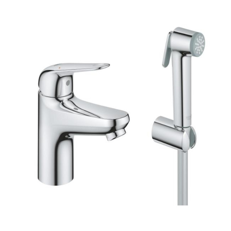 Grohe izlietnes maisītājs Euroeco S, ar bidettu, hroms