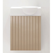 Balteco izlietnes skapītis NU40, 400x214 mm, h=450 mm, ar sifonu, nude