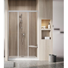 Ravak dušas durvis ASDP3, 1300 mm, h=1980, balts/caurspīdīgs stikls