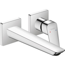 Hansgrohe izlietnes maisītāja Logis virsapmetuma daļa, 2 MC, iztece 205 mm, no sienas, hroms