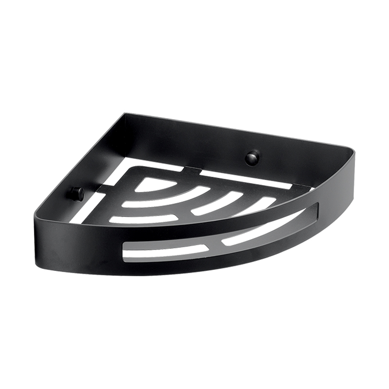 Gedy stūra režģis 21x21x4,5 Nerva, melns