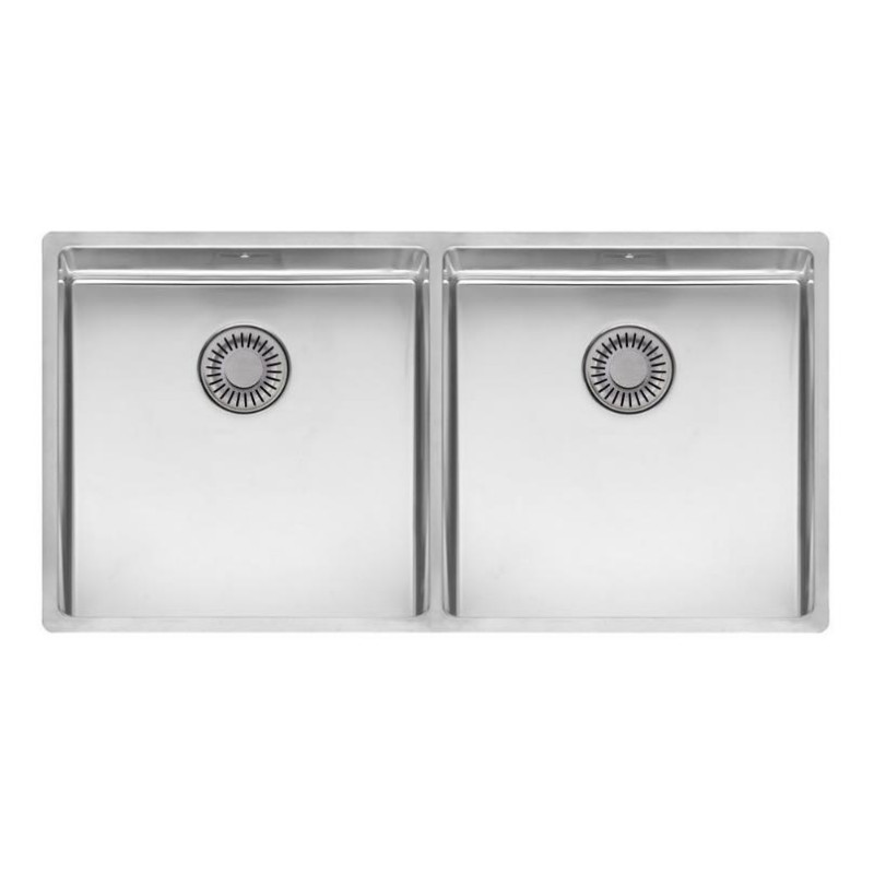 Reginox virtuves izlietne New York 40x40+40x40 (L), dubultā, 860x440 mm