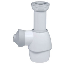 Wirquin izlietnes sifons, 1½, x 40 / 1¼ x 32 mm, bez noteces, plastmasa, balts (blister)