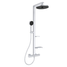 Ideal Standard dušas sistēma ar termostatu Ceratherm ALU+, silver