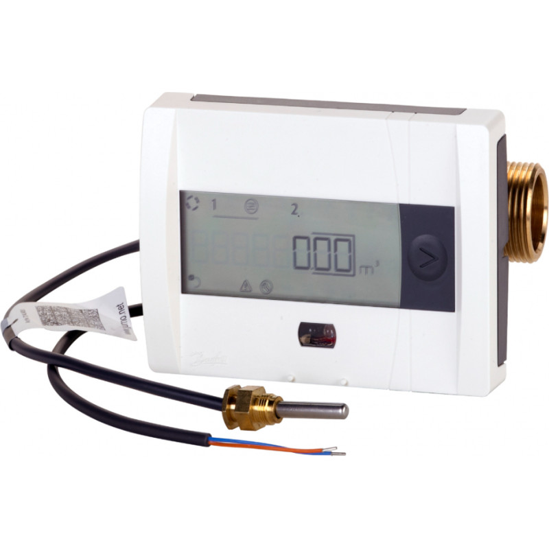 Danfoss siltumskait.ultraskaņas SONO SAFE 10 DN20 Qn=1.5m3/h ar M-Bus, atgaita