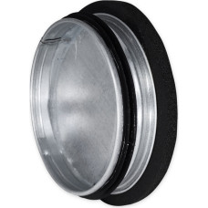 Europlast izolēts gala nosegs metāla, Ø160mm ar gumijām, izolācija 19mm