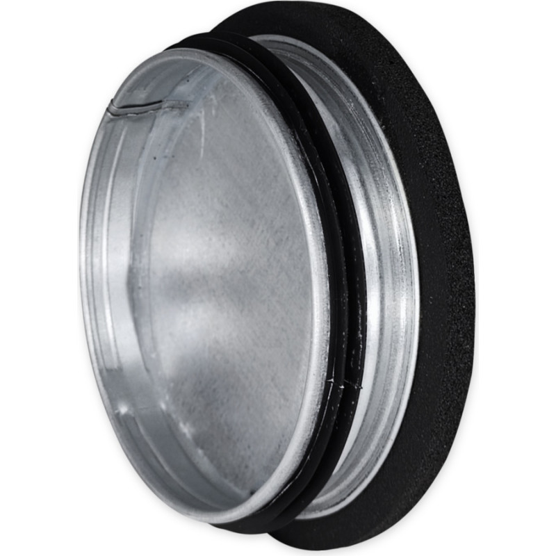 Europlast izolēts gala nosegs metāla, Ø160mm ar gumijām, izolācija 19mm