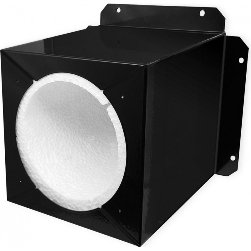 Europlast izolācijas ārsienas pagarinājums, Ø158mm, 150mm, melns