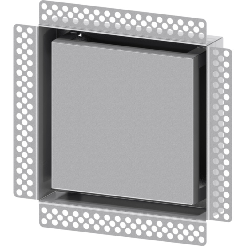 Europlast difuzors metāla, sleptās montāžas, 200x200mm - Ø100mm, cinkots