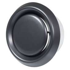 Europlast difuzors plastmasas, Ø125mm, universālais, antracīts