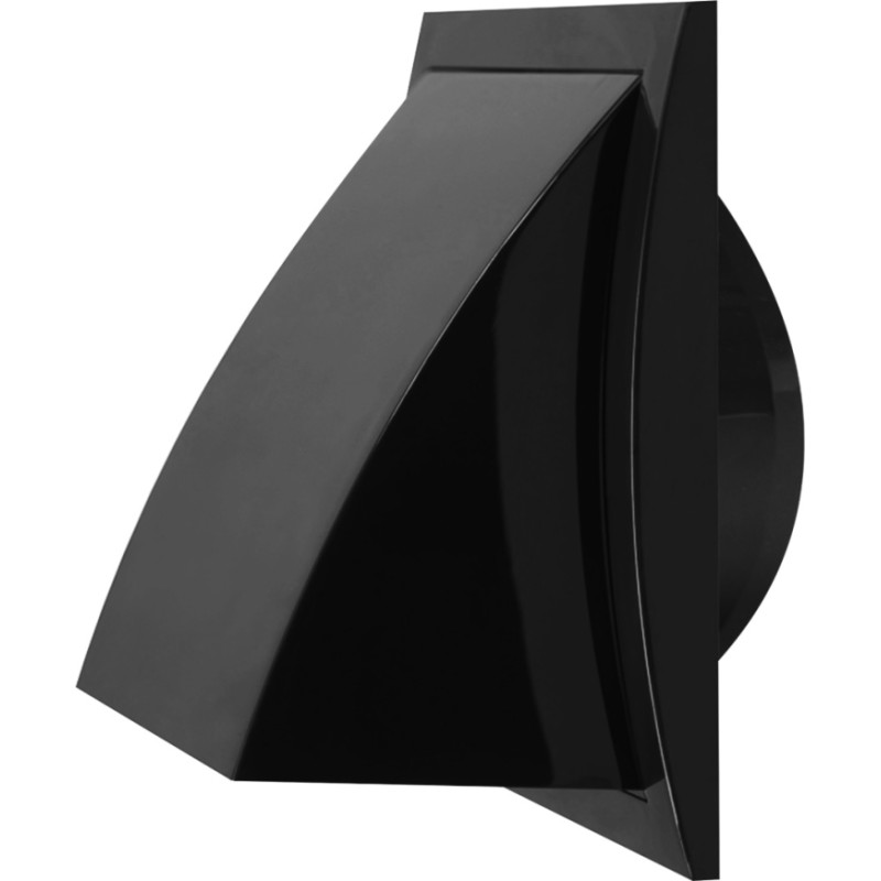 Europlast reste plastmasas, 148x153mm, Ø100mm, arēja, ar pretvārstu, melna